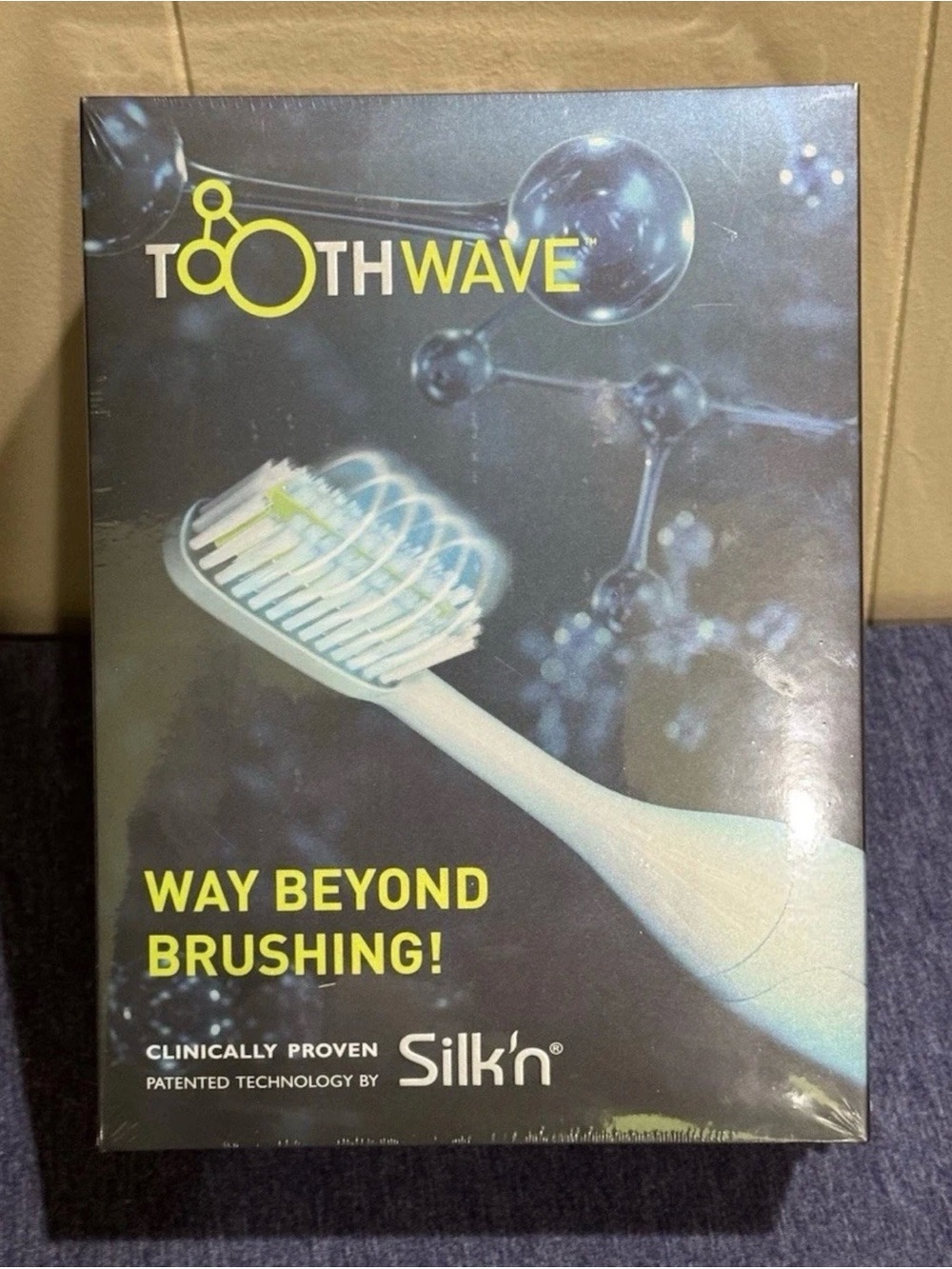 Silk'n ToothWave Sonic Rechargeable Electric Toothbrush White NIB $99